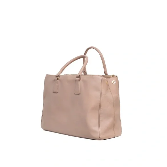 PRADA Large Galleria Saffiano  Hand Tote Bag Leather Pink - Picture 5 of 11